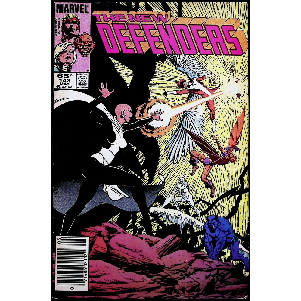 The New Defenders #143 Newsstand 1st Runner Andromeda Marvel Comic Book 1985